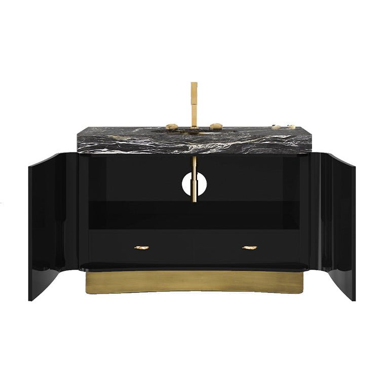 Baraka Single Vanity Cabinet - Wiggins ChandelierMaison ValentinaWiggins ChandelierVanity Cabinet