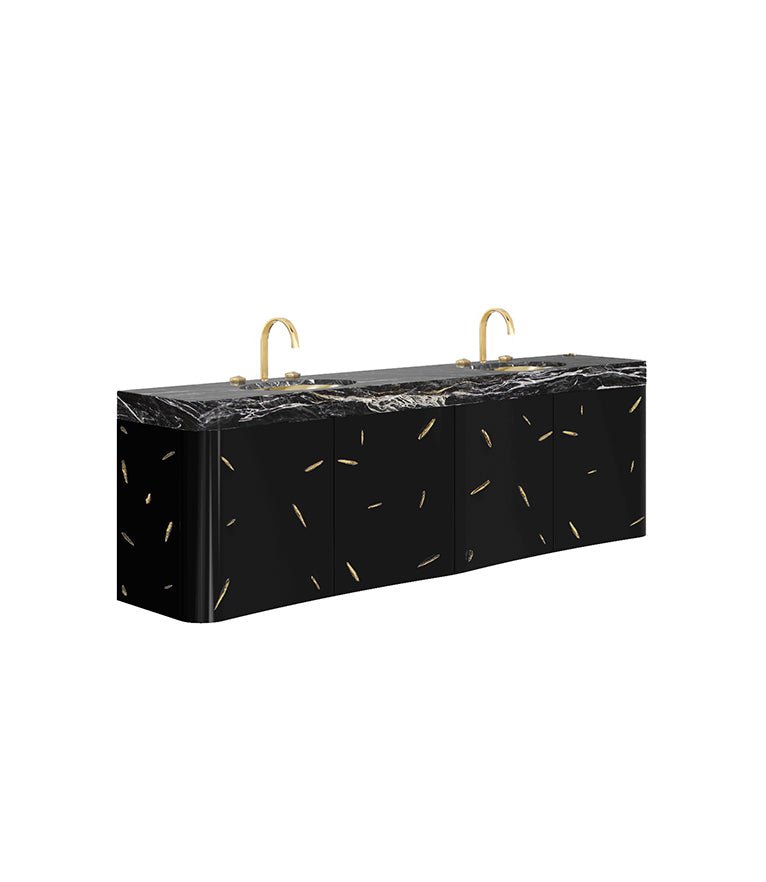 Baraka Wall Mounted Bathroom Vanity - Wiggins ChandelierMaison ValentinaWiggins ChandelierVanity Cabinet