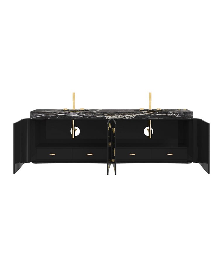 Baraka Wall Mounted Bathroom Vanity - Wiggins ChandelierMaison ValentinaWiggins ChandelierVanity Cabinet