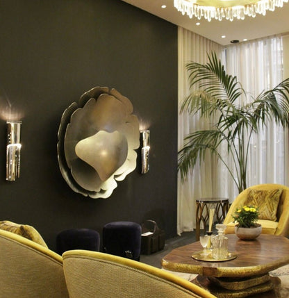 BLOOM WALL Fire - Wiggins ChandelierBrabbuWiggins ChandelierFireplace