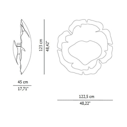 BLOOM WALL Fire - Wiggins ChandelierBrabbuWiggins ChandelierFireplace