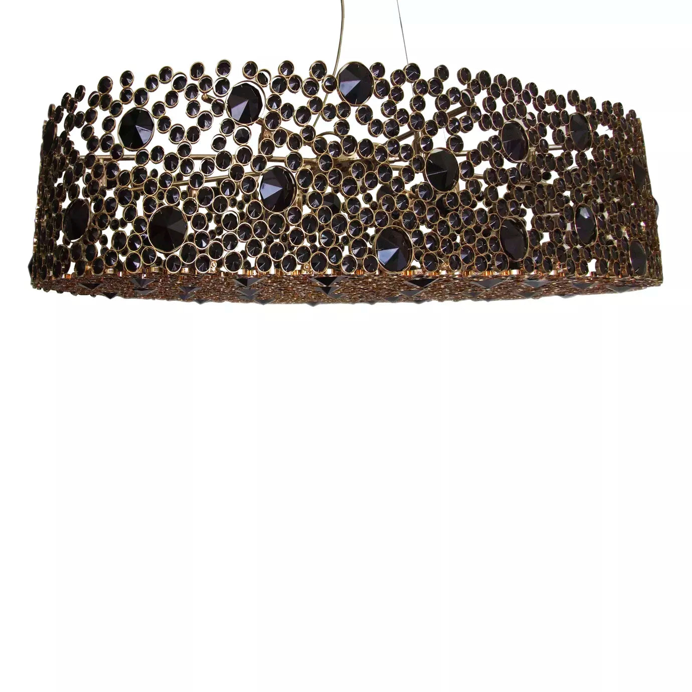 Eternity Oval Black Glass