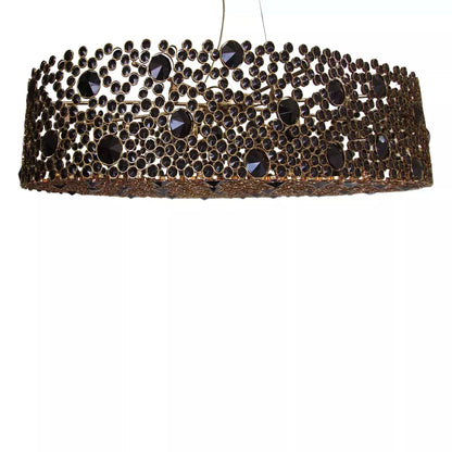 Eternity Oval Black Glass