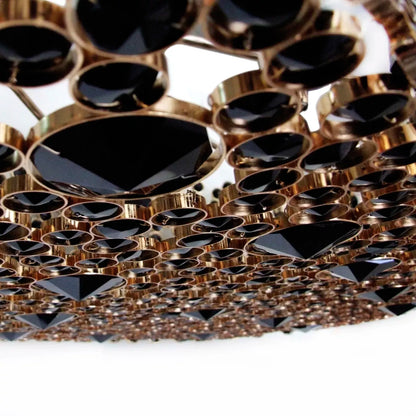 Eternity Oval Black Glass