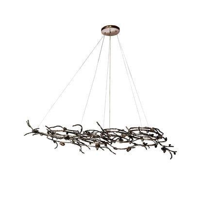 Rose Oval Chandelier