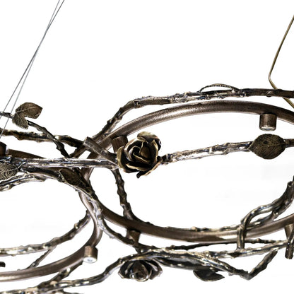 Rose Oval Chandelier