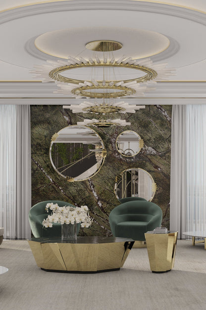 Crackle Center Table - Wiggins ChandelierLuxxuWiggins ChandelierCenter Table