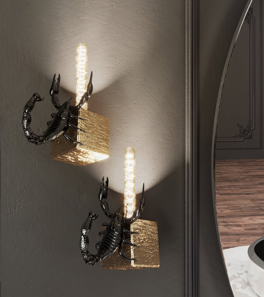 Cubic Sconces Small Wall Lamp by Boca do Lobo