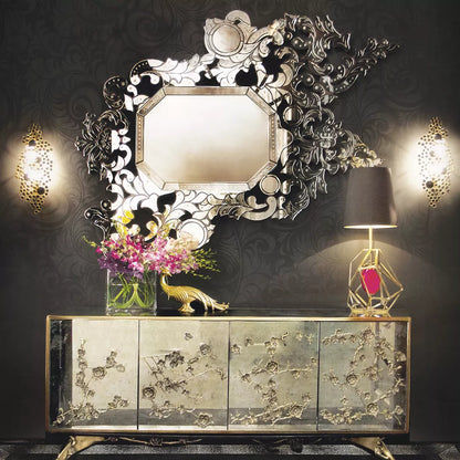Eternity Clear Glass Wall Sconce by Koket