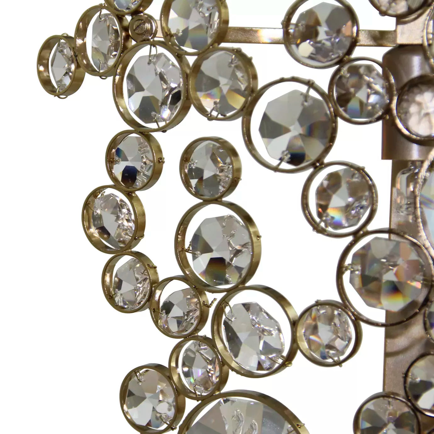 Eternity Clear Glass Wall Sconce by Koket
