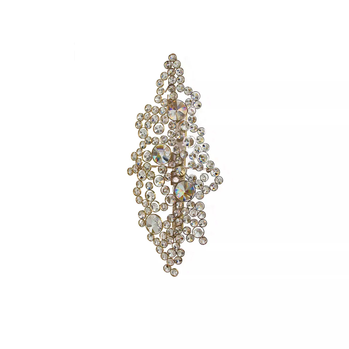 Eternity Clear Glass Wall Sconce by Koket