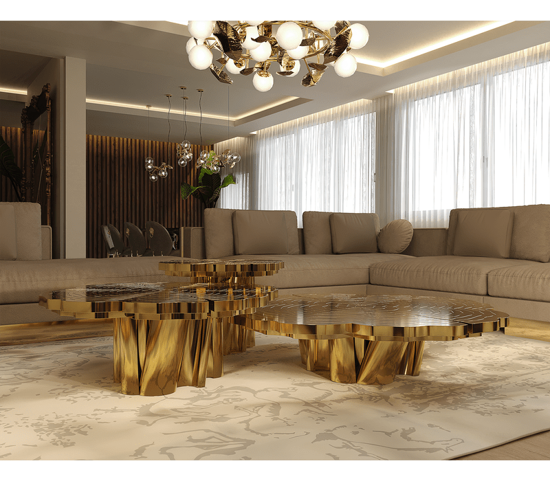 Fortuna Set of 3 Center Table - Wiggins ChandelierBoca do LoboWiggins ChandelierCenter Table