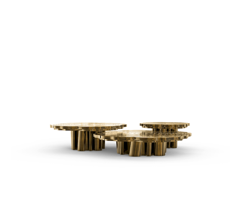 Fortuna Set of 3 Center Table - Wiggins ChandelierBoca do LoboWiggins ChandelierCenter Table