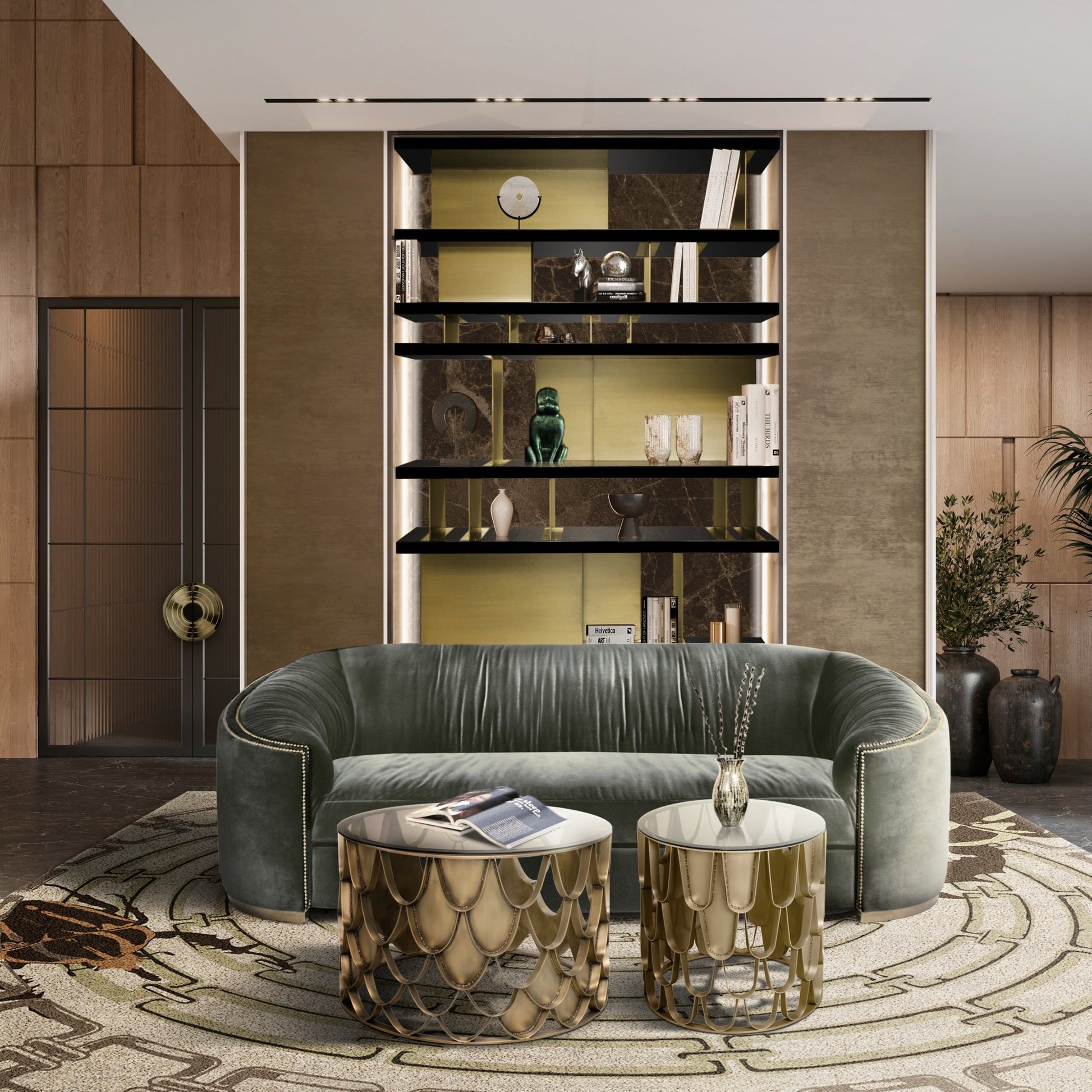 Koi II Side Table - Wiggins ChandelierBrabbuWiggins ChandelierSide Table