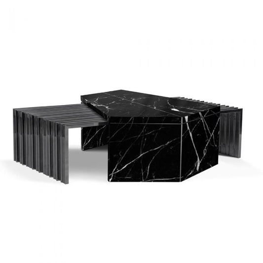 Mayer Black Center Table - Wiggins ChandelierLuxxuWiggins ChandelierCenter Table