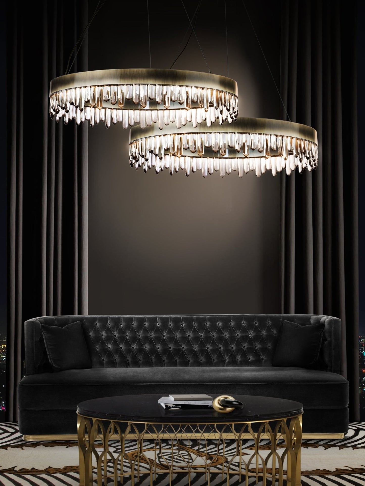 Mecca Oval Coffee Table - Wiggins ChandelierBrabbuWiggins ChandelierCenter Table