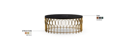 Mecca Oval Coffee Table - Wiggins ChandelierBrabbuWiggins ChandelierCenter Table