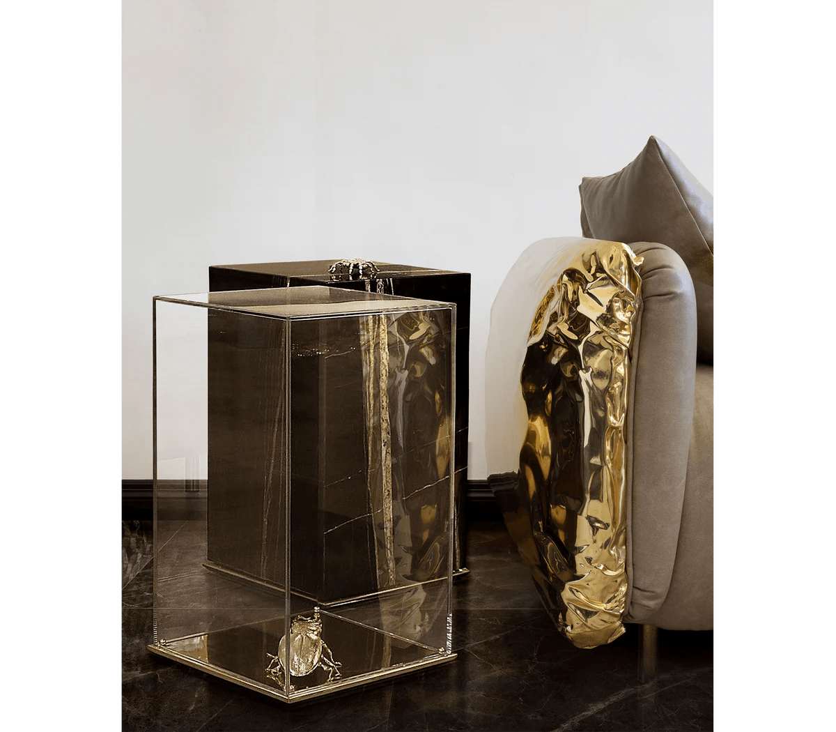 Metamorphosis Side Table - Wiggins ChandelierBoca do LoboWiggins ChandelierSide Table