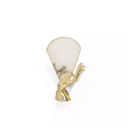 Muse Alabaster Wall Sconce by Koket