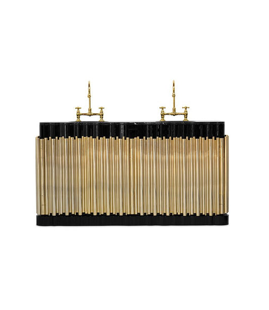 Symphony Bathroom Vanity – Double Sink - Wiggins ChandelierMaison ValentinaWiggins ChandelierVanity Cabinet