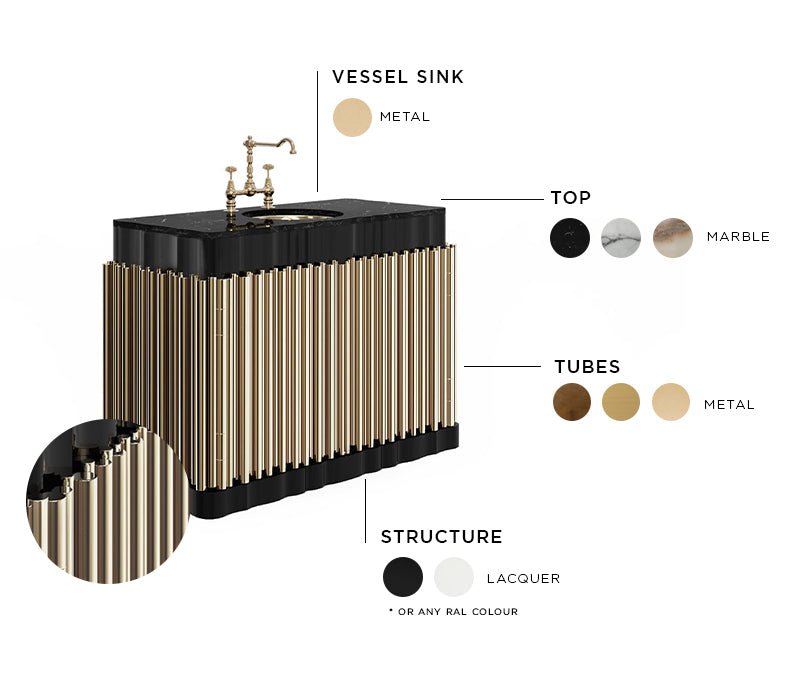 Symphony Single Vanity Cabinet - Wiggins ChandelierMaison ValentinaWiggins ChandelierVanity Cabinet