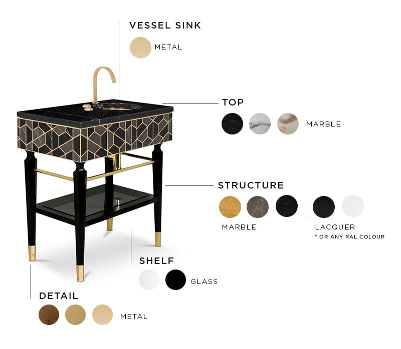 Tortoise Single Vanity Cabinet - Wiggins ChandelierMaison ValentinaWiggins ChandelierVanity Cabinet