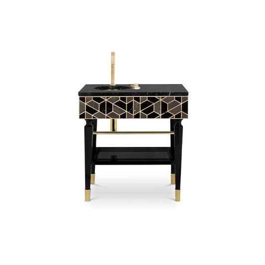 Tortoise Single Vanity Cabinet - Wiggins ChandelierMaison ValentinaWiggins ChandelierVanity Cabinet