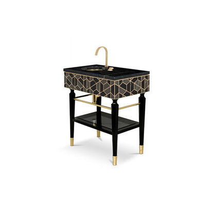 Tortoise Single Vanity Cabinet - Wiggins ChandelierMaison ValentinaWiggins ChandelierVanity Cabinet