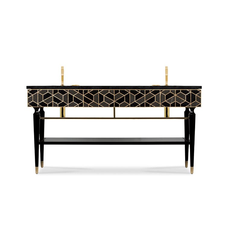 Tortoise Vanity Cabinet - Wiggins ChandelierMaison ValentinaWiggins ChandelierVanity Cabinet