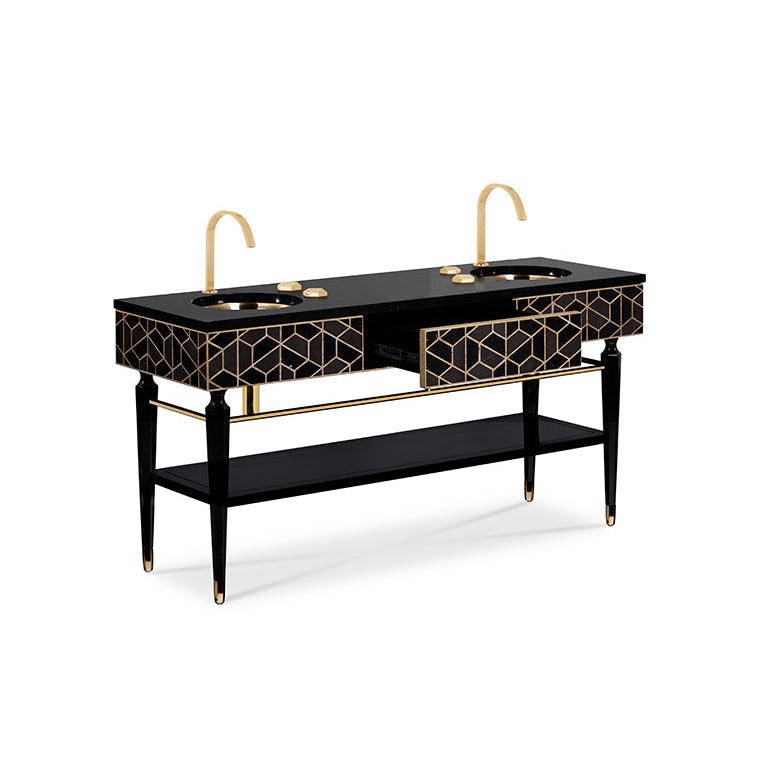 Tortoise Vanity Cabinet - Wiggins ChandelierMaison ValentinaWiggins ChandelierVanity Cabinet
