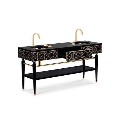 Tortoise Vanity Cabinet - Wiggins ChandelierMaison ValentinaWiggins ChandelierVanity Cabinet